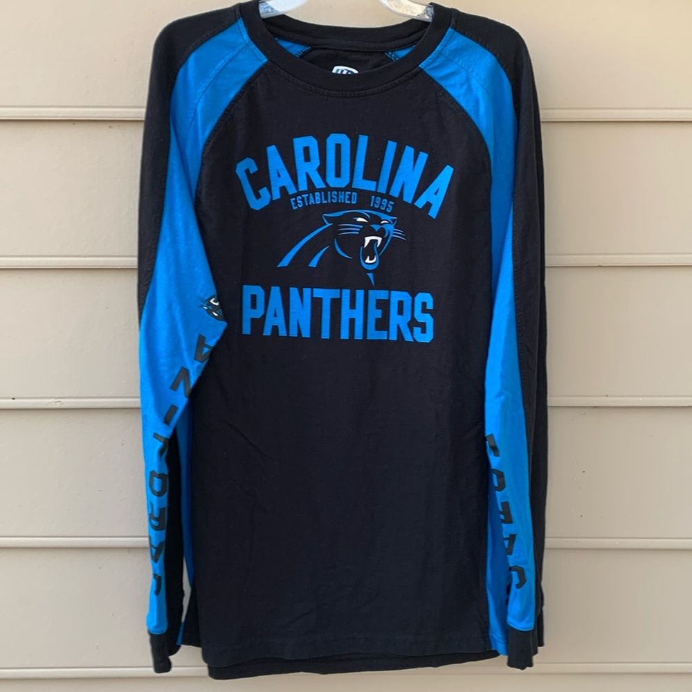 Carolina Panthers Long Sleeve Shirt, XL